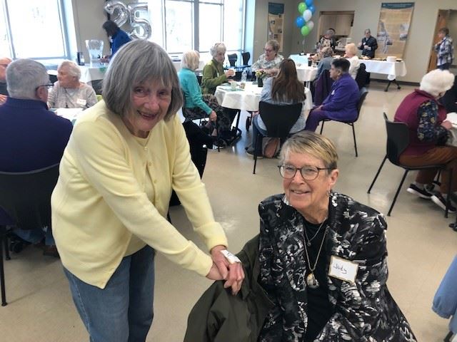 Jean Piller and Judy Spencer April 2025