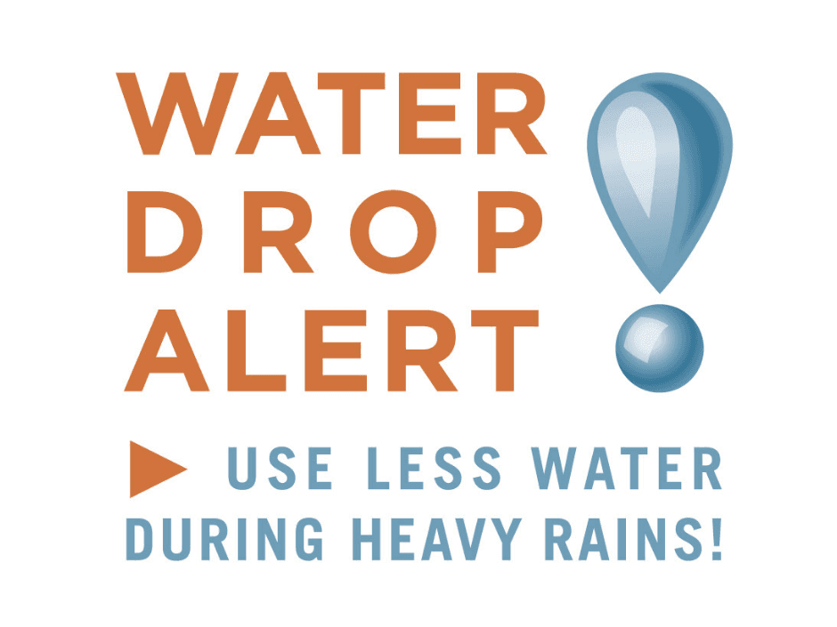 water drop alert