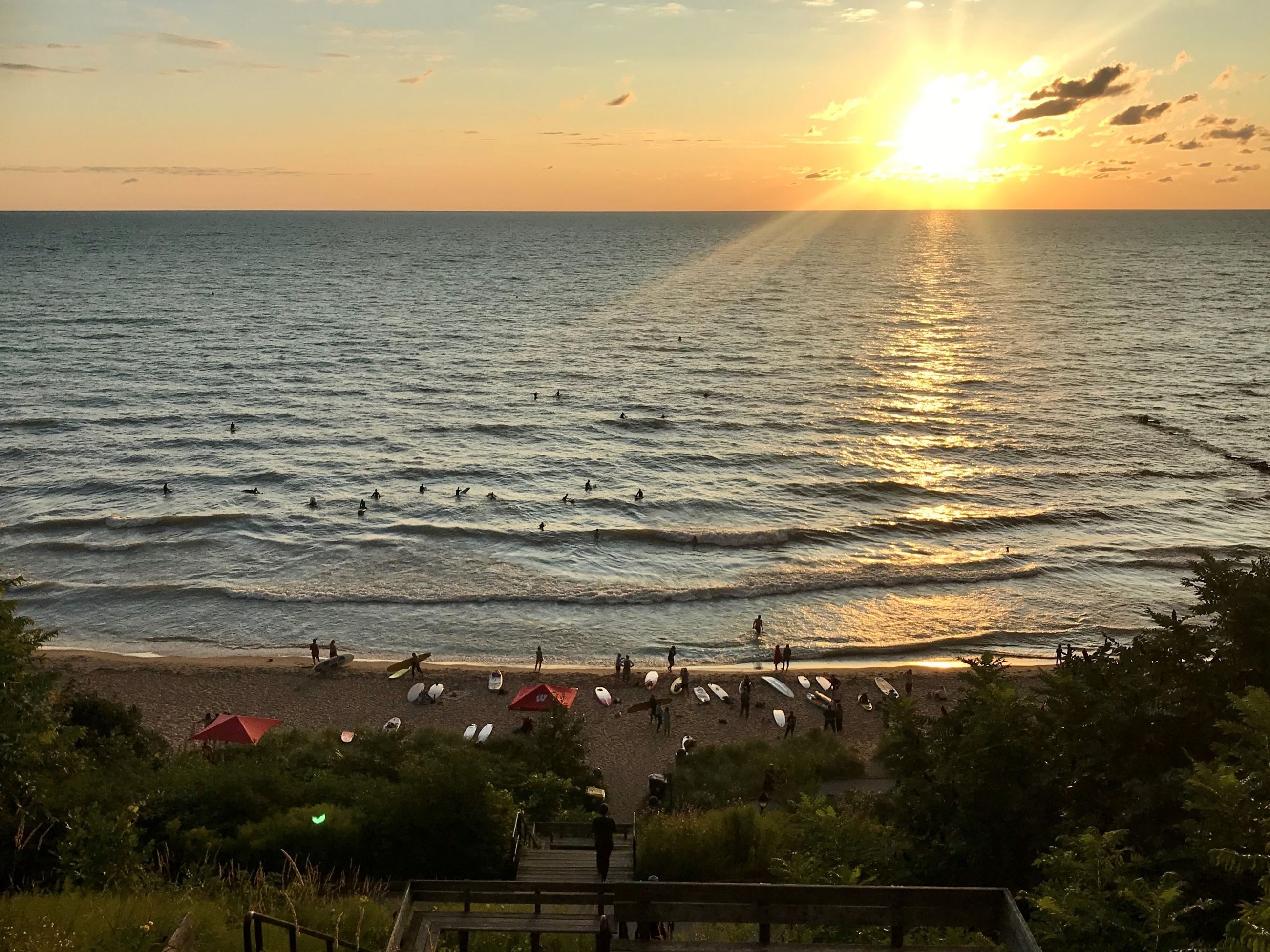 Atwater beach sunrise